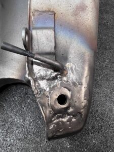 motorcycle tank welding leak repair