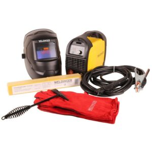 electrdeon welding welding without gas aluminum spoon action-welding-inverter-ew-181c-eco-gloves-welding-helmet-electrodes-slag-hammer