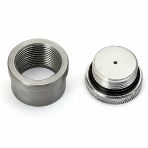 Aluminium Tankdeckel poliert von DOCK66 zum Einschweissen
