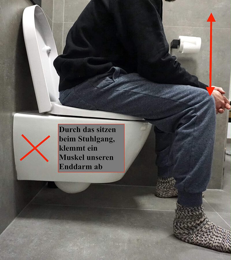 Alu Löffel Toiletten Hocker