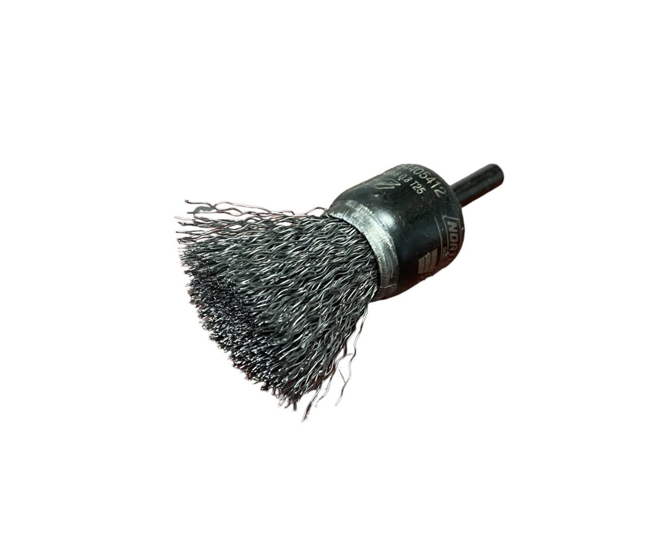 Brush brush on corrugated shaft