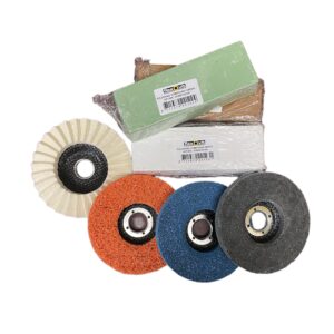 Alu Löffel polieren Hochglanz Polier Set ( Alu / Edelstahl )