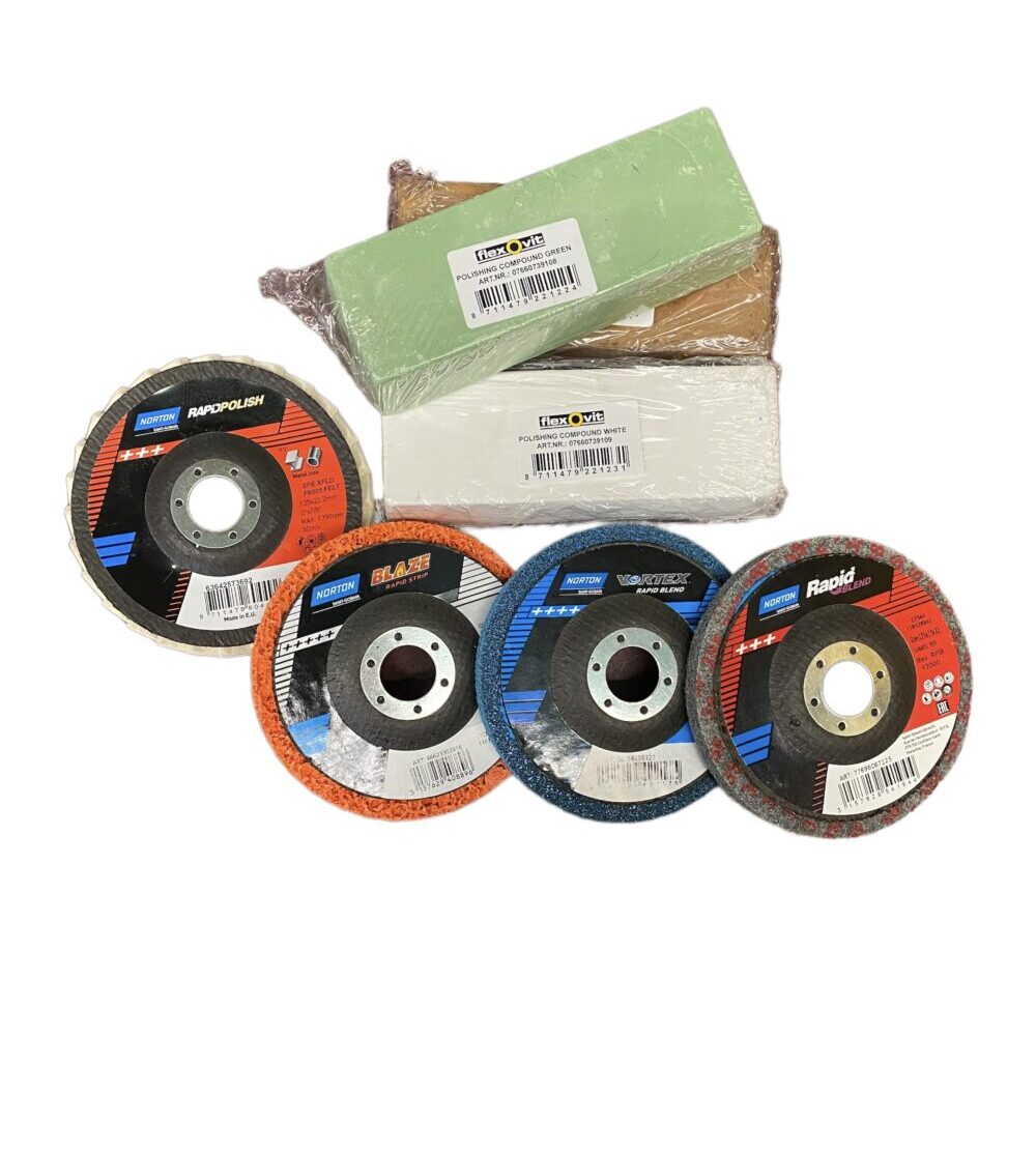 Polier Set ( Alu / Edelstahl )