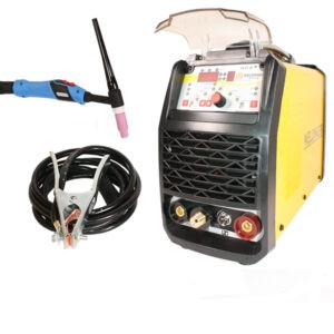 WELDINGER TIG welding machine WE 202P DC HF ignition pulse + German hose package WP26 from TBI