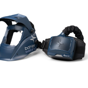 Guardian Air Kit with Guardian50FM Air flip-up welding helmet (matt blue) with fresh air supply