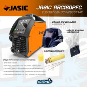 Jasic ARC160PFC aluminum bucket SET