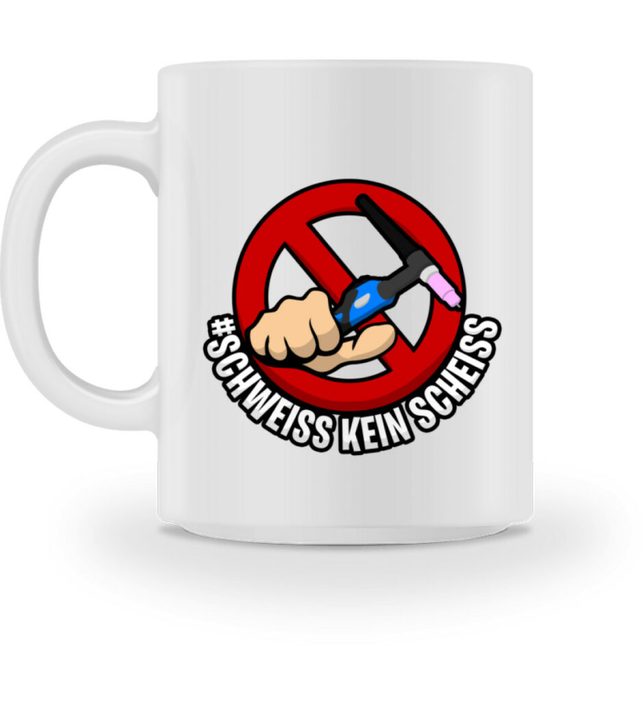 Schweiss kein Scheiss Cafe Tasse - Tasse-3