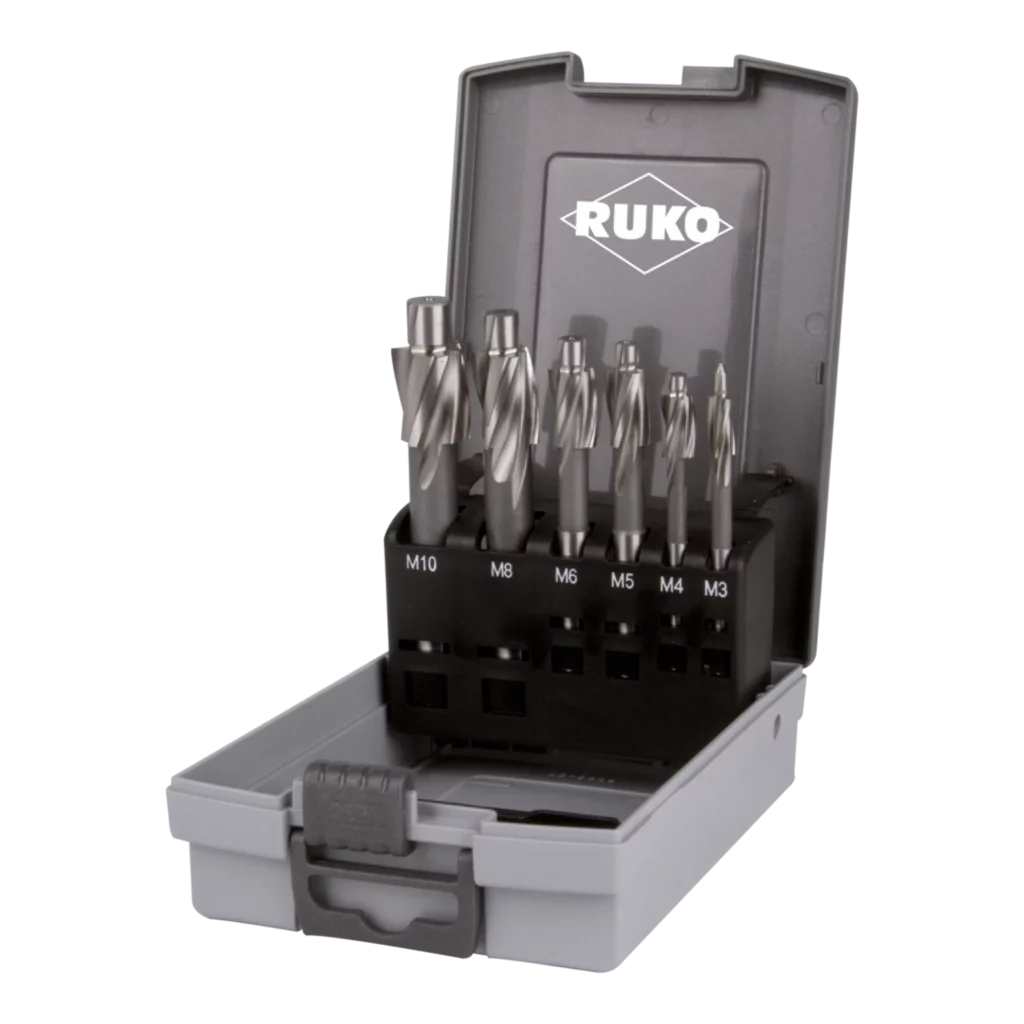 Flat countersink set DIN 373 HSS