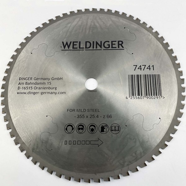 Replacement saw blade for MS-356 metal circular saw