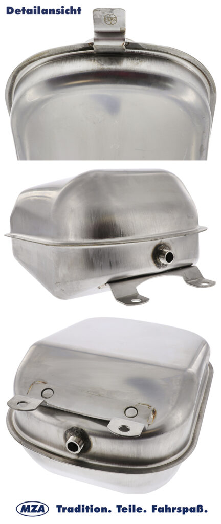 Simson Schwalbe stainless steel fuel tank alu spoon