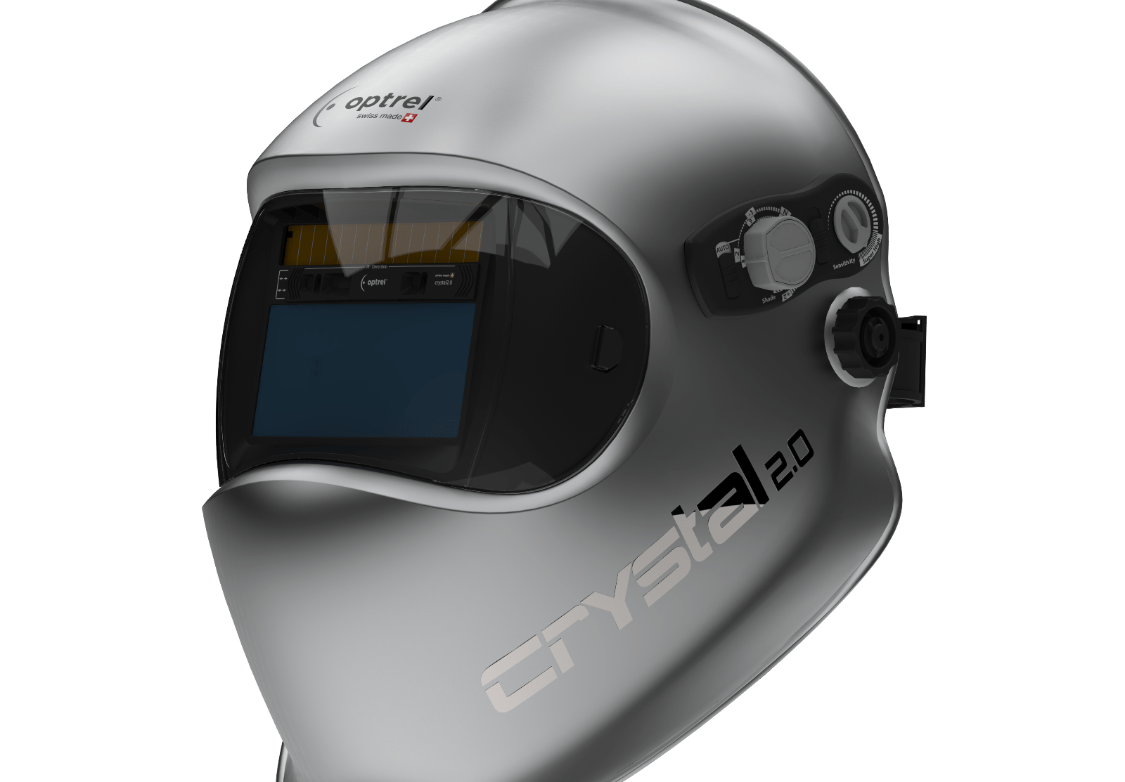 Crystal2.0 silver Optrel | Welding helmet