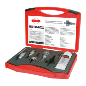 Carbide hole saws flat cut set