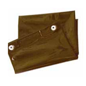 Welding protection curtain dark green 1400 mm wide with eyelets