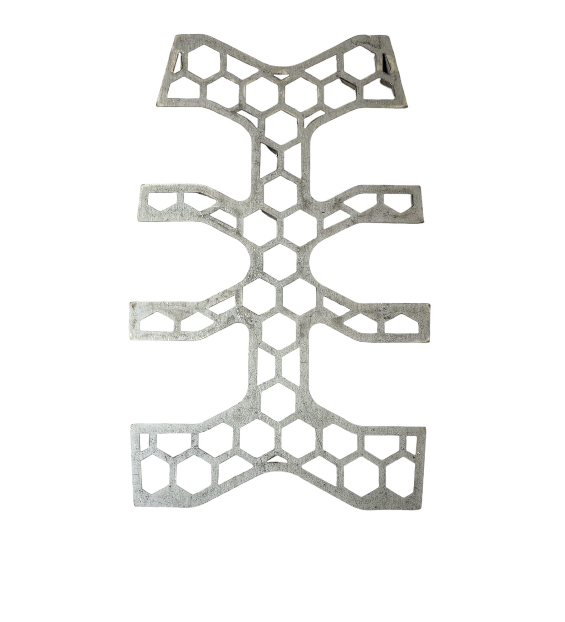 Upper belt reinforcement long honeycomb design