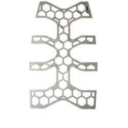Upper belt reinforcement long honeycomb design