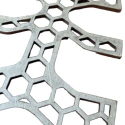 Upper belt reinforcement long honeycomb design