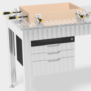 Sub Table Box für Werkbank inkl. Schubladen | Siegmund Zubehör