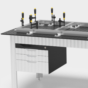 Sub Table Box für Werkbank inkl. Schubladen | Siegmund Zubehör
