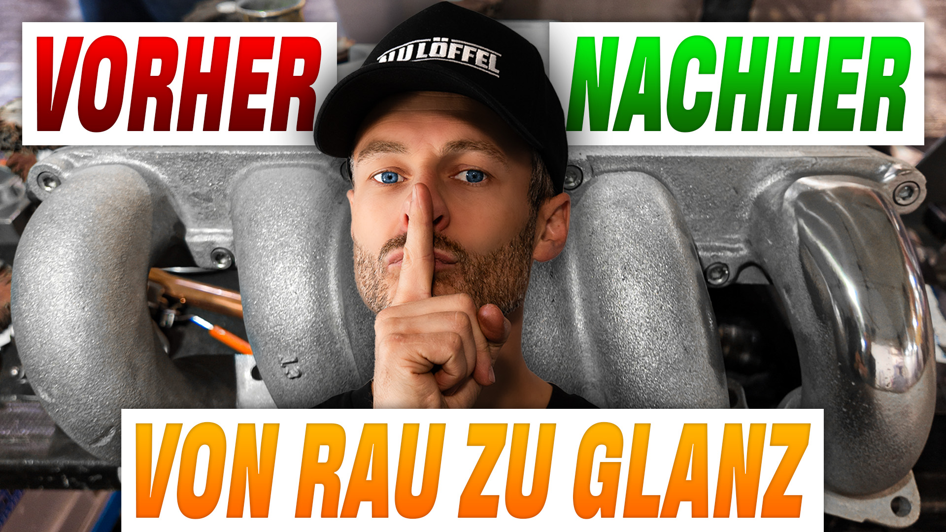 alu polieren selber schleif Stern Ansaugbrücke