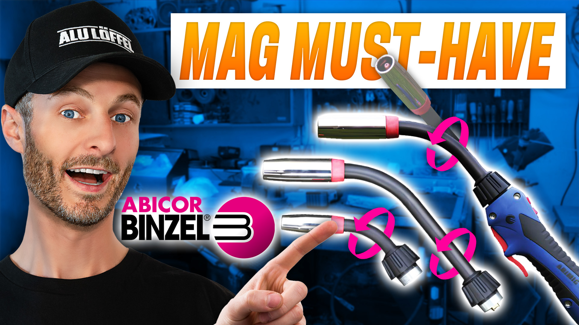 Binzel MAG Brenner abicor binzel brenner magschweißen flexibel v3