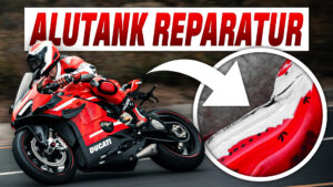 Ducati Tank Reparatur alutank tanschweißen alu löffel