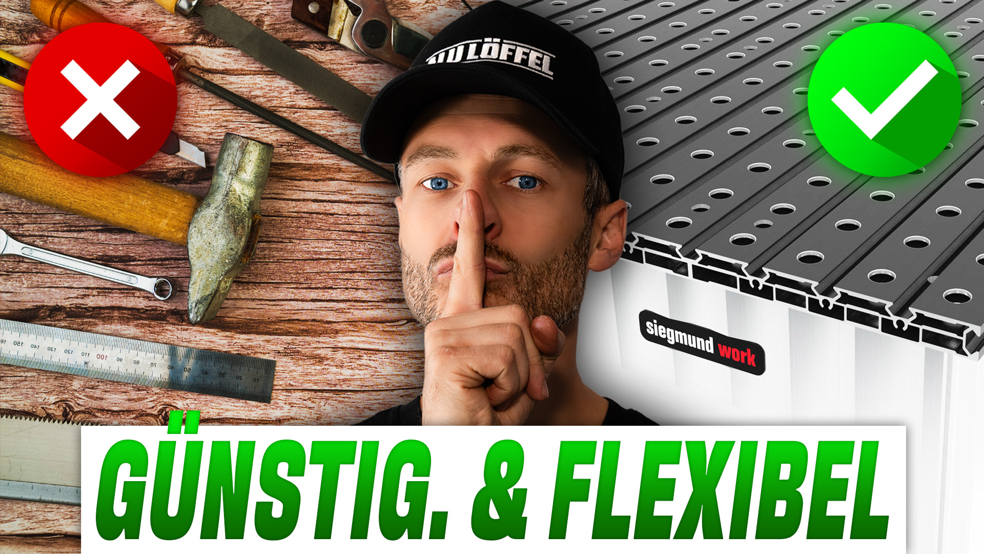 Siegmund Werkbank Aufbau schweißtisch hanndwerk.1