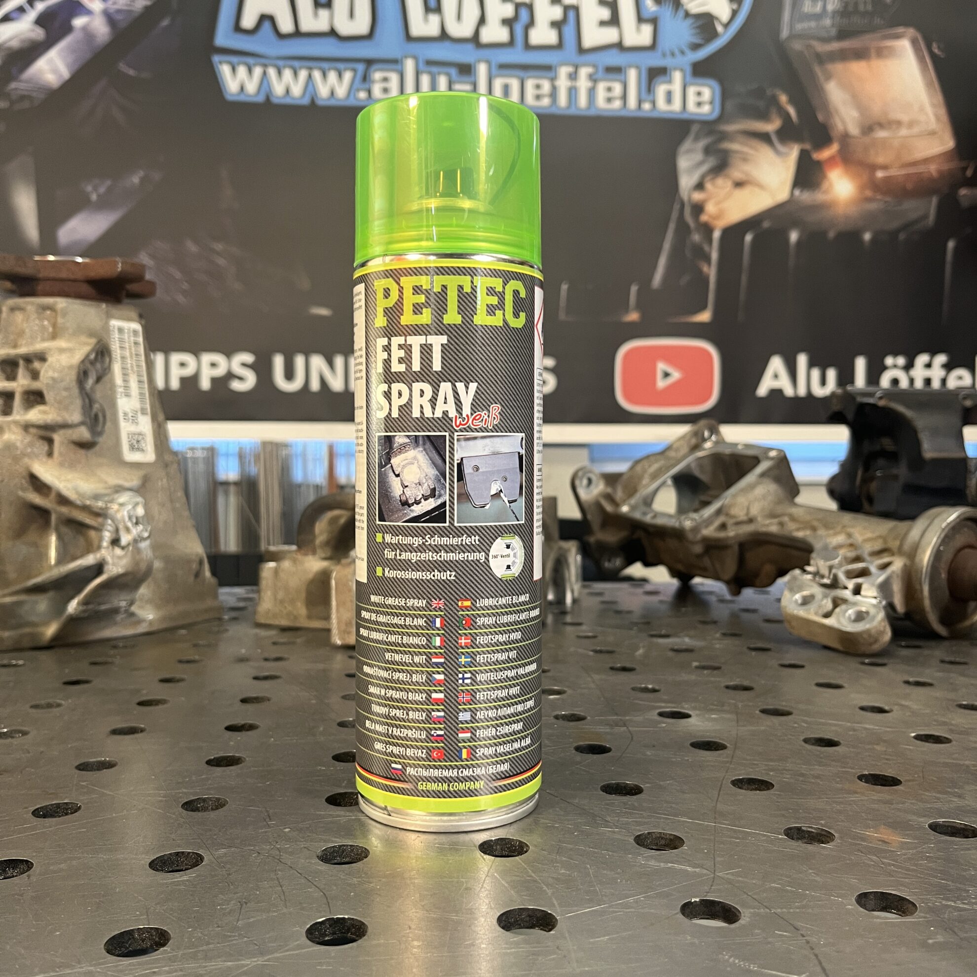 Fettspray weiß