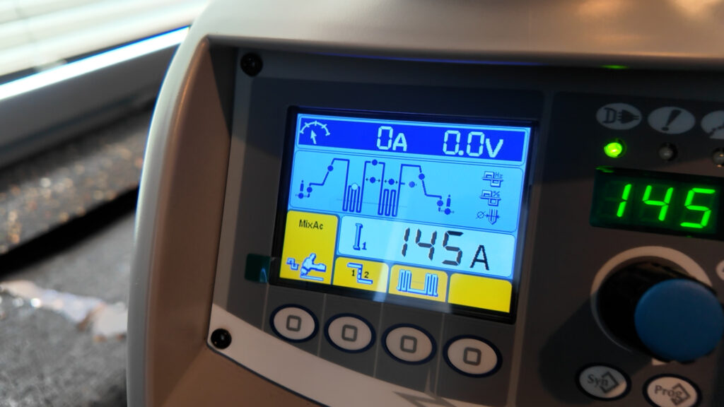 böhler uranos NX 2200 WIG ACDC Schweißgerät alu löffel