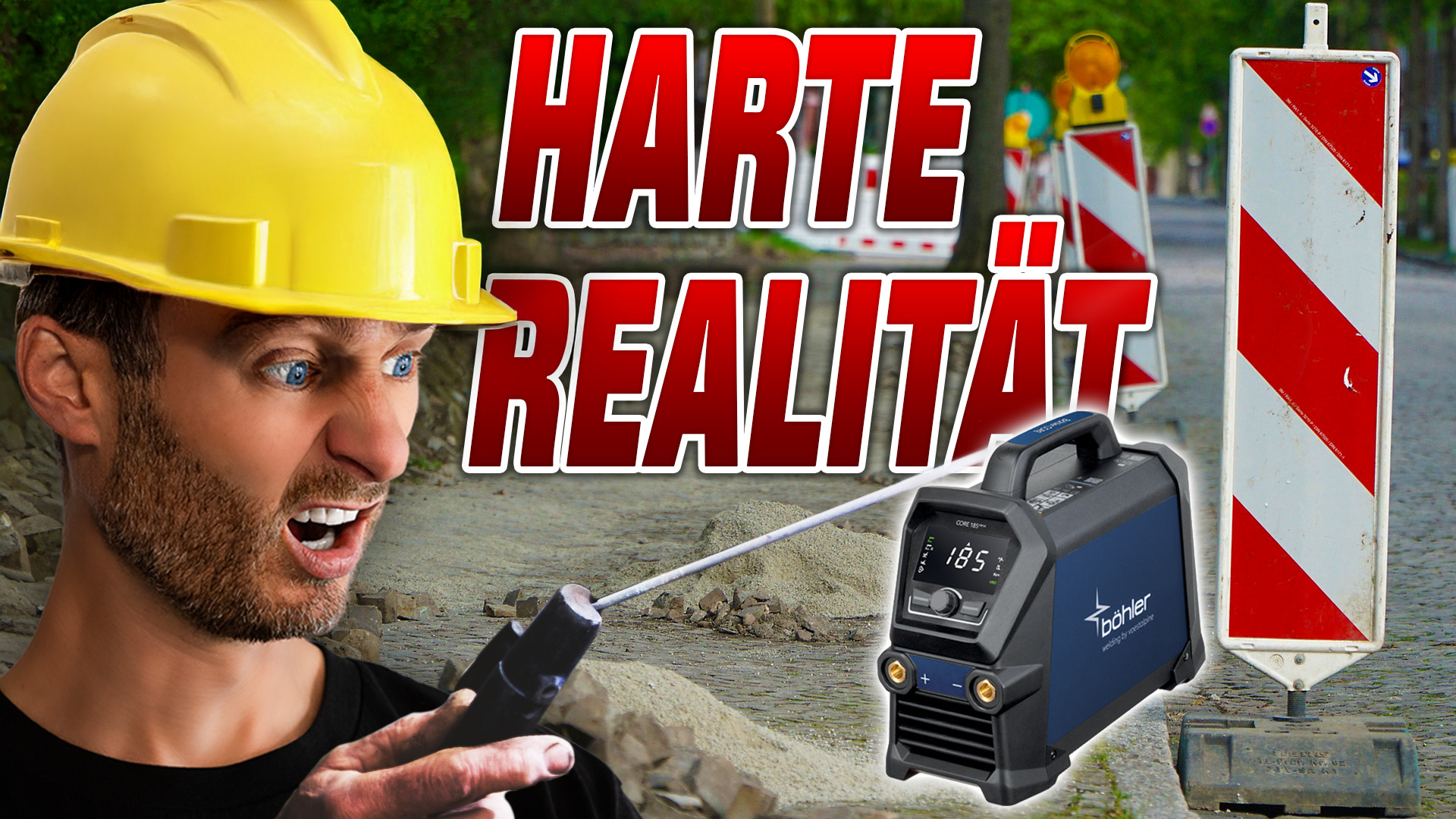 Böhler core 185 elektrode Schweißgerät für werkstatt und baustelle günstig klein und stark