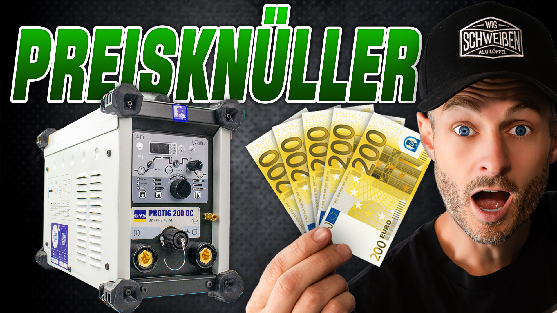 GYS Schweißgerät WIG ACDC Alu Löffel günstiges premium gerät