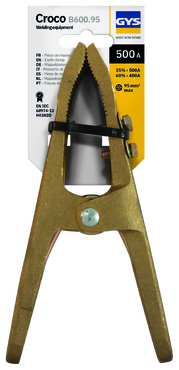 Masseklemme CROCO B600.95 (600A - 95mm² - Messing)