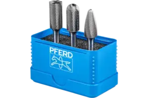 Hartmetallfrässtifte-Set für Hochleistung, Zahnung