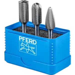 Hartmetallfrässtifte-Set für Hochleistung, Zahnung