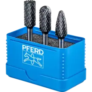 Hartmetallfrässtifte-Set für Hochleistung, Zahnung