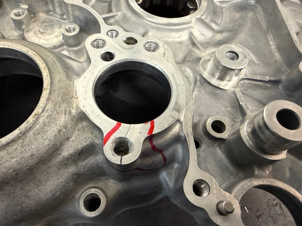 alu Löffel Motoren Schweißen reparieren gewinde dichtfläche risse schweißen