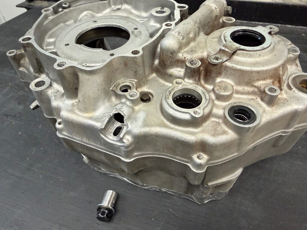 alu Löffel Motoren Schweißen reparieren gewinde dichtfläche risse schweißen