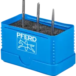 Hartmetallfrässtifte-Set für Hochleistung, Zahnung