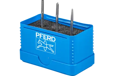 Hartmetallfrässtifte-Set für Hochleistung, Zahnung