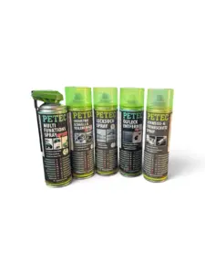 Petec Top 5 Alu Löffel Spraydosen Set | Petec