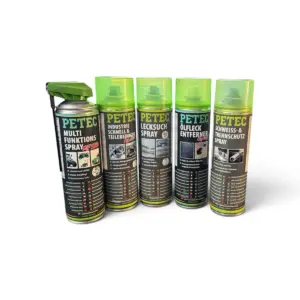 Petec Top 5 Alu Löffel Spraydosen Set | Petec