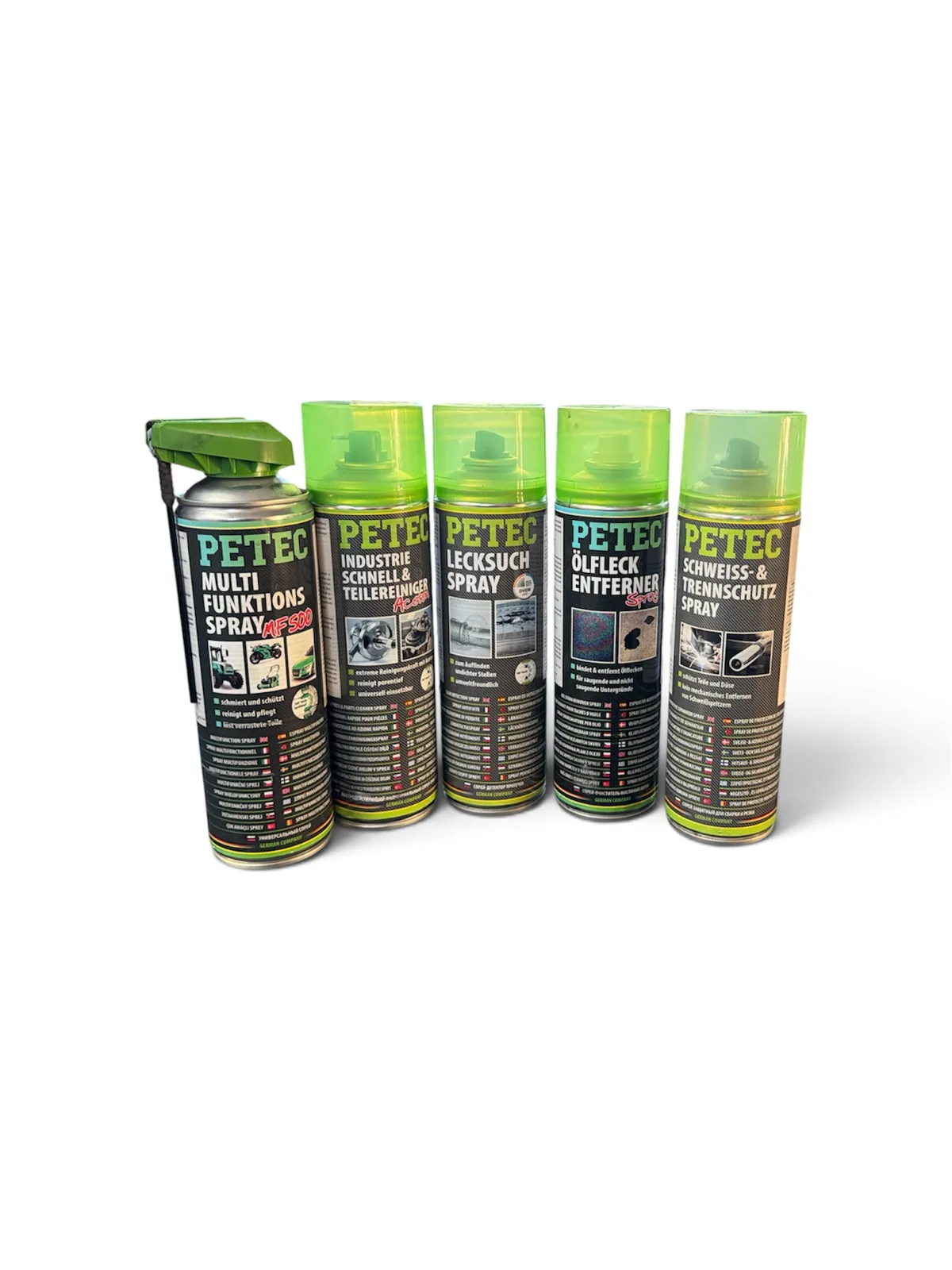 PETEC Top 5 Spraydosen Set Alu Löffel Werkstatt