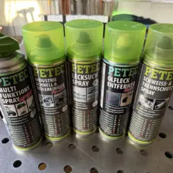 Petec Top 5 Alu Löffel Spraydosen Set | Petec
