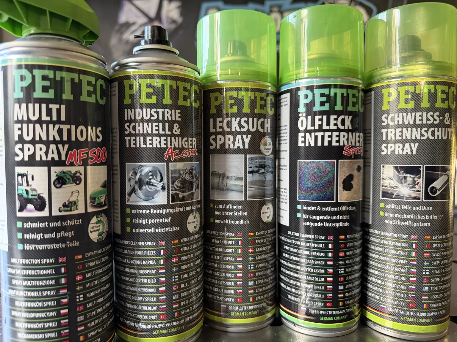 PETEC Top 5 Werkstatt Sprays von Alu Löffel